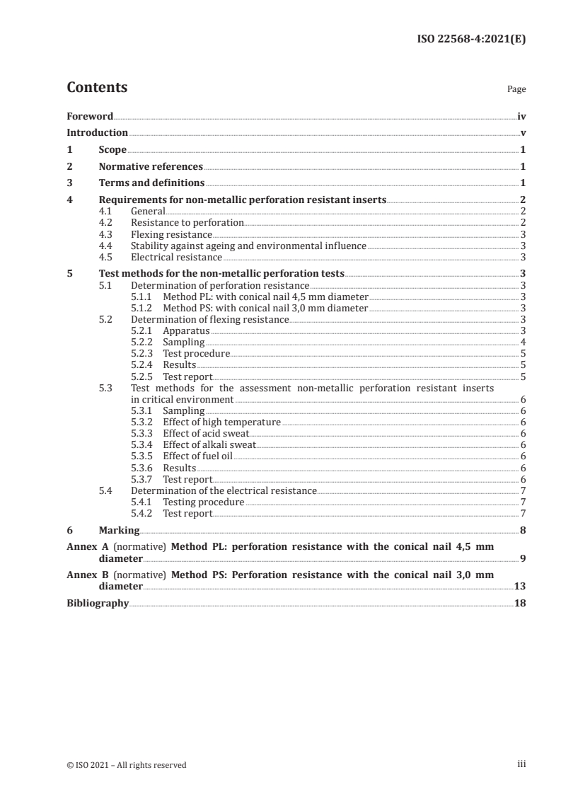 ISO 22568-4:2021 - Foot and leg protectors — Requirements and test methods for footwear components — Part 4: Non-metallic perforation resistant inserts
Released:12/10/2021