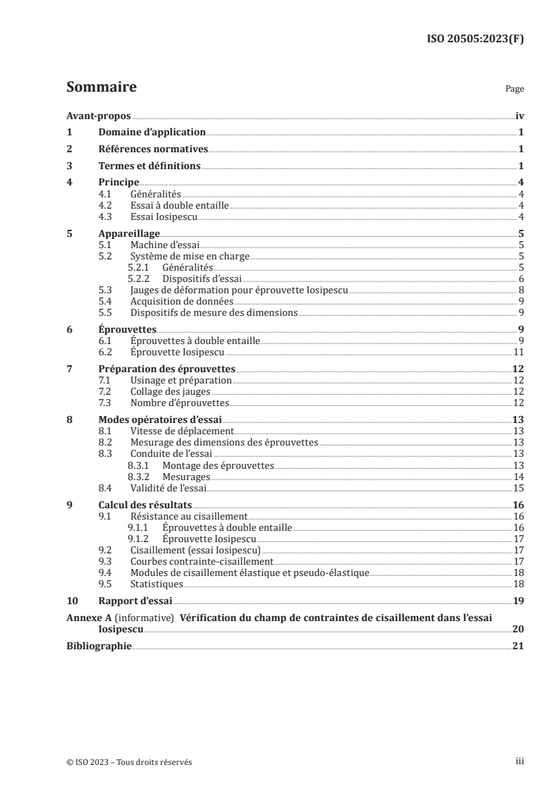 ISO 20505:2023 ISO 20505:2023 - Céramiques techniques — Propriétés mécaniques des céramiques composites à température ambiante — Détermination de la résistance au cisaillement interlaminaire et du module de cisaillement des composites renforcés par des fibres continues, par la compression d’éprouvettes à double entaille et par l’essai Iosipescu
Released:10/4/2023