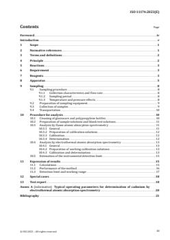 SIST ISO 11174:2025 ISO 11174:2023 - Workplace air — Determination of particulate cadmium and cadmium compounds — Flame and electrothermal atomic absorption spectrometric method
Released:30. 05. 2023 - Page 3 preview