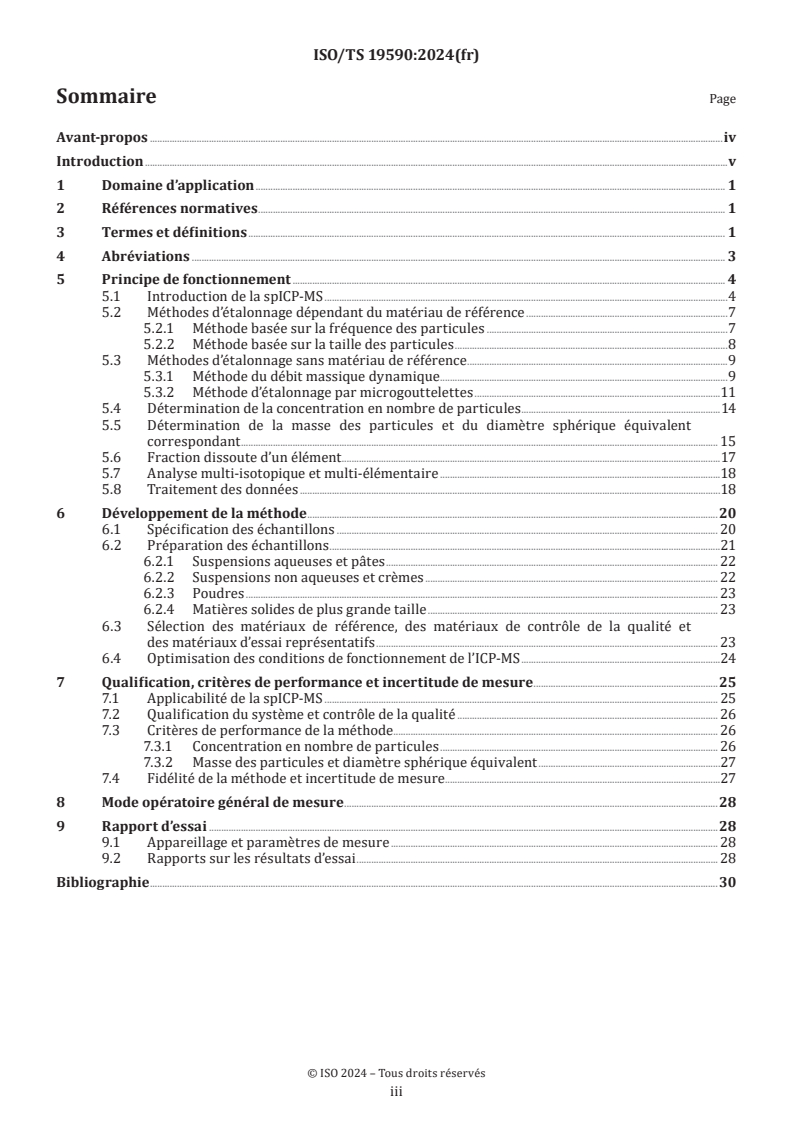 ISO/TS 19590:2024 - Nanotechnologies — Caractérisation des nano-objets par spectrométrie de masse à plasma induit en mode particule unique
Released:16. 08. 2024