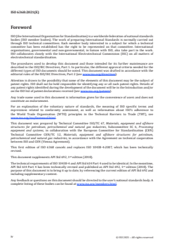 ISO 6368:2021 - Petroleum, petrochemical and natural gas industries — Dry gas sealing systems for axial, centrifugal, and rotary screw compressors and expanders
Released:11/18/2021 - Page 4 preview