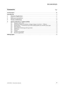 ISO 6368:2021 - Industries du pétrole, de la pétrochimie et du gaz naturel — Systèmes d'étanchéité au gaz pour les compresseurs axiaux, centrifuges, à vis et les turbodétendeurs
Released:8. 02. 2023 - Page 3 preview