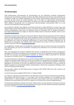ISO 6368:2021 - Industries du pétrole, de la pétrochimie et du gaz naturel — Systèmes d'étanchéité au gaz pour les compresseurs axiaux, centrifuges, à vis et les turbodétendeurs
Released:8. 02. 2023 - Page 4 preview