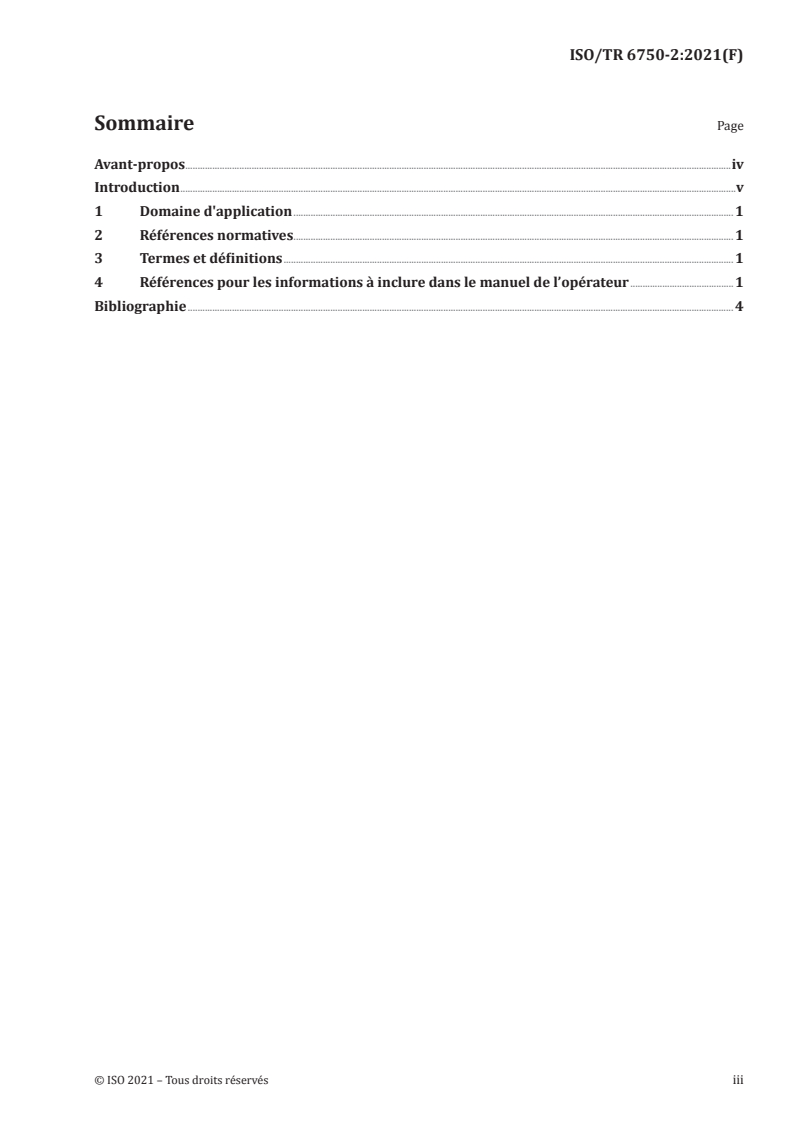 ISO/TR 6750-2:2021 ISO/TR 6750-2:2021 - Engins de terrassement — Manuel de l'opérateur — Partie 2: Liste de références
Released:5/18/2021