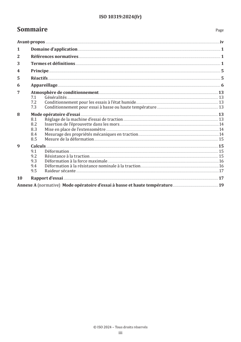 ISO 10319:2024 - Géosynthétiques — Essai de traction des bandes larges
Released:4. 10. 2024