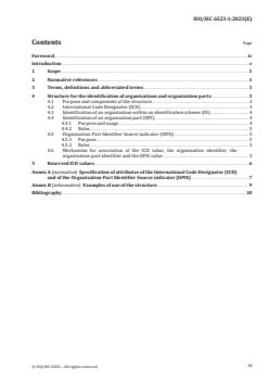 ISO/IEC 6523-1:2023 ISO/IEC 6523-1:2023 - Information technology — Structure for the identification of organizations and organization parts — Part 1: Identification of organization identification schemes
Released:14. 08. 2023 - Page 3 preview
