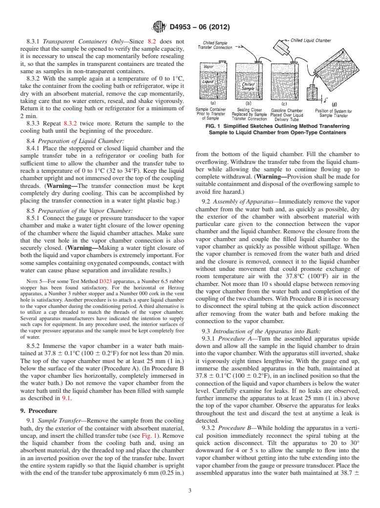 ASTM D4953-06(2012) - Standard Test Method for Vapor Pressure of Gasoline and Gasoline-Oxygenate Blends (Dry   Method)