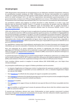 ISO 20182:2024 ISO 20182:2024 - Préparation d'éprouvettes réfractaires — Panneaux réfractaires pour gunitage au pistolet mélangeur pneumatique
Released:11/28/2024 - Page 4 preview