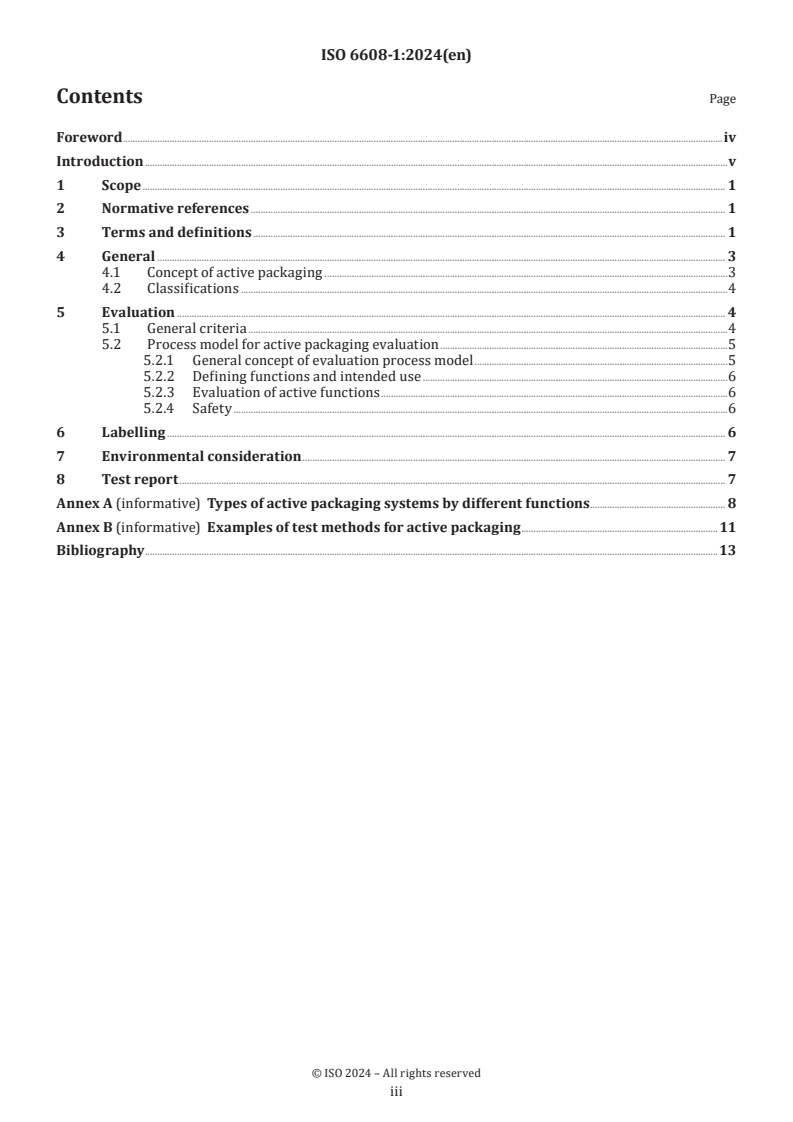 ISO 6608-1:2024 - Active and intelligent packaging — Part 1: General requirements and specifications of active packaging
Released:5. 09. 2024