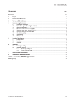 ISO 10261:2021 ISO 10261:2021 - Earth-moving machinery — Product identification numbering system
Released:8/27/2021 - Page 3 preview