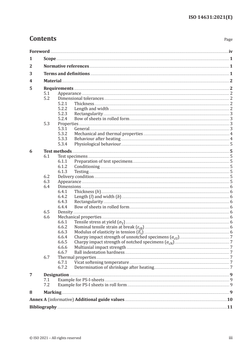 ISO 14631:2021 - Extruded sheets of impact-modified polystyrene (PS-I) — Requirements and test methods
Released:6/17/2021