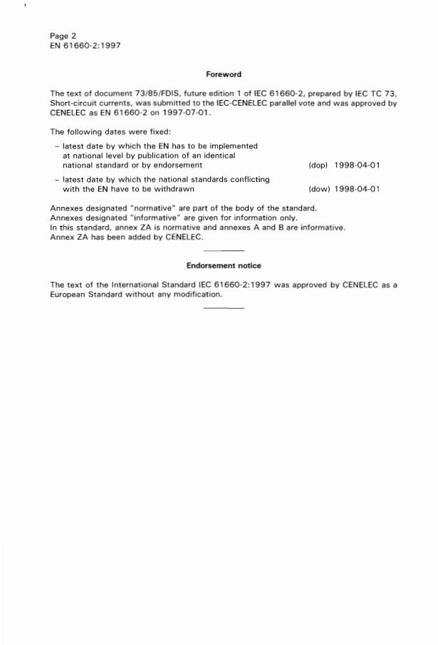 SIST EN 61660-2:1998 SIST EN 61660-2:1998 - Page 4 preview