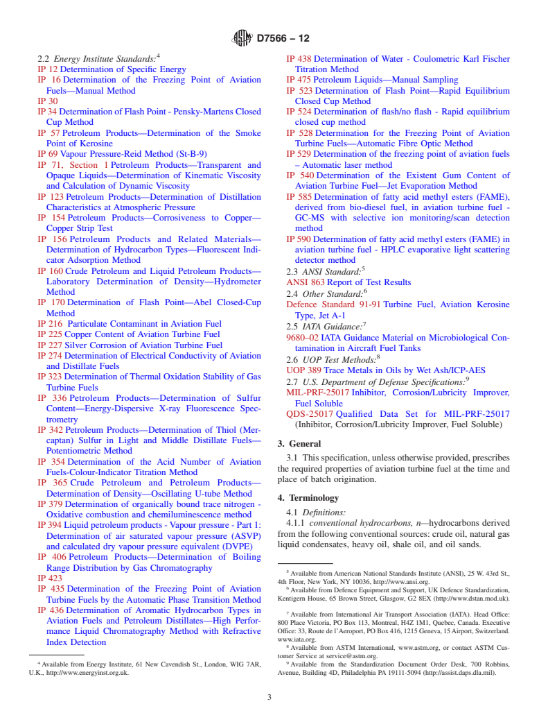 ASTM D7566-12 - Standard Specification for Aviation Turbine Fuel Containing Synthesized Hydrocarbons