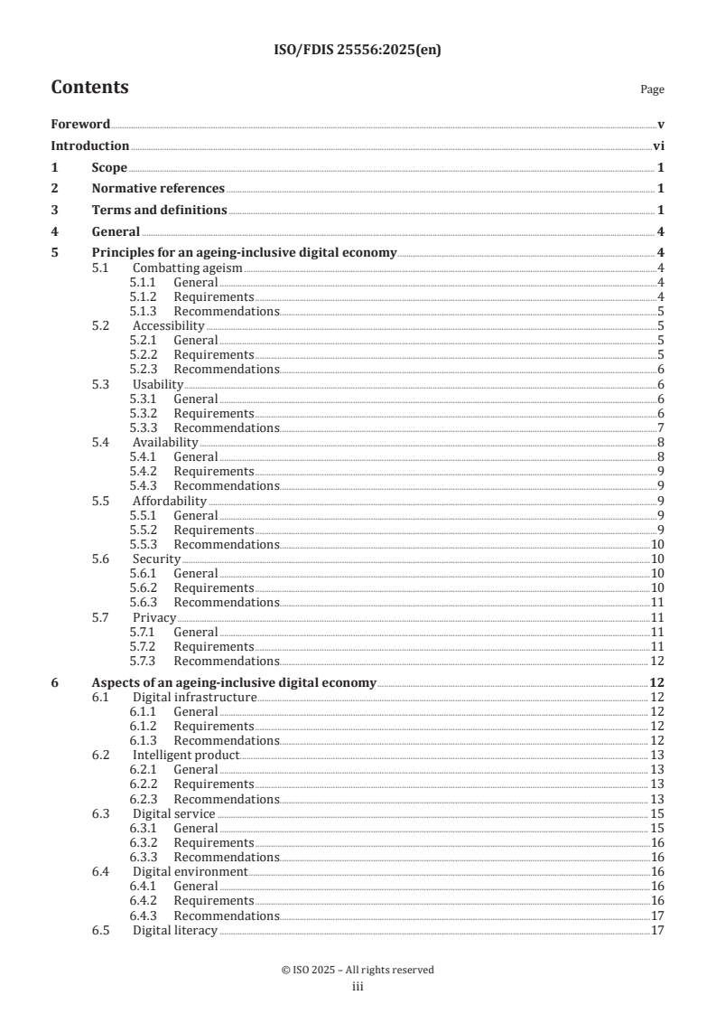 ISO/FDIS 25556 - Ageing societies — General requirements and guidelines for ageing-inclusive digital economy
Released:3. 02. 2025
