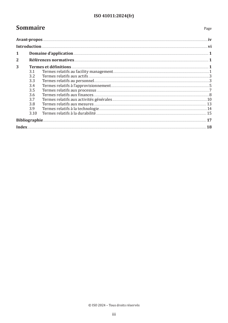ISO 41011:2024 - Facility management — Vocabulaire
Released:15. 02. 2024