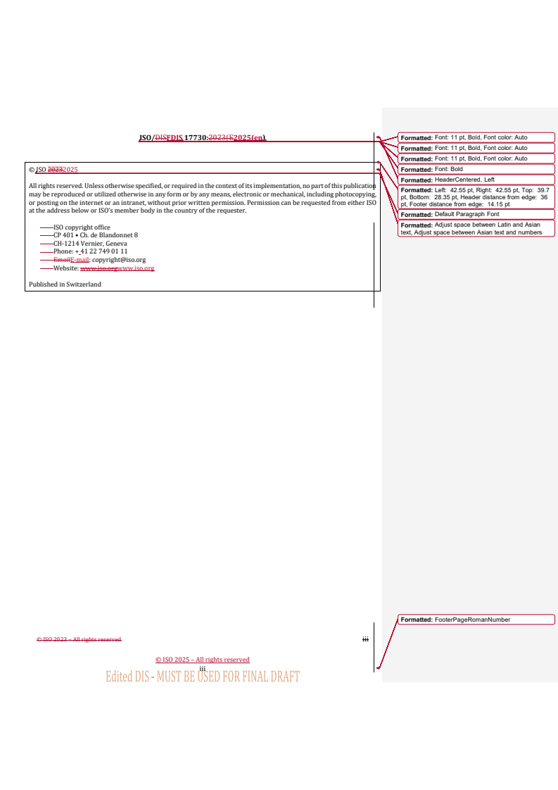 REDLINE ISO/FDIS 17730 - Dentistry — Fluoride varnishes
Released:8. 05. 2025