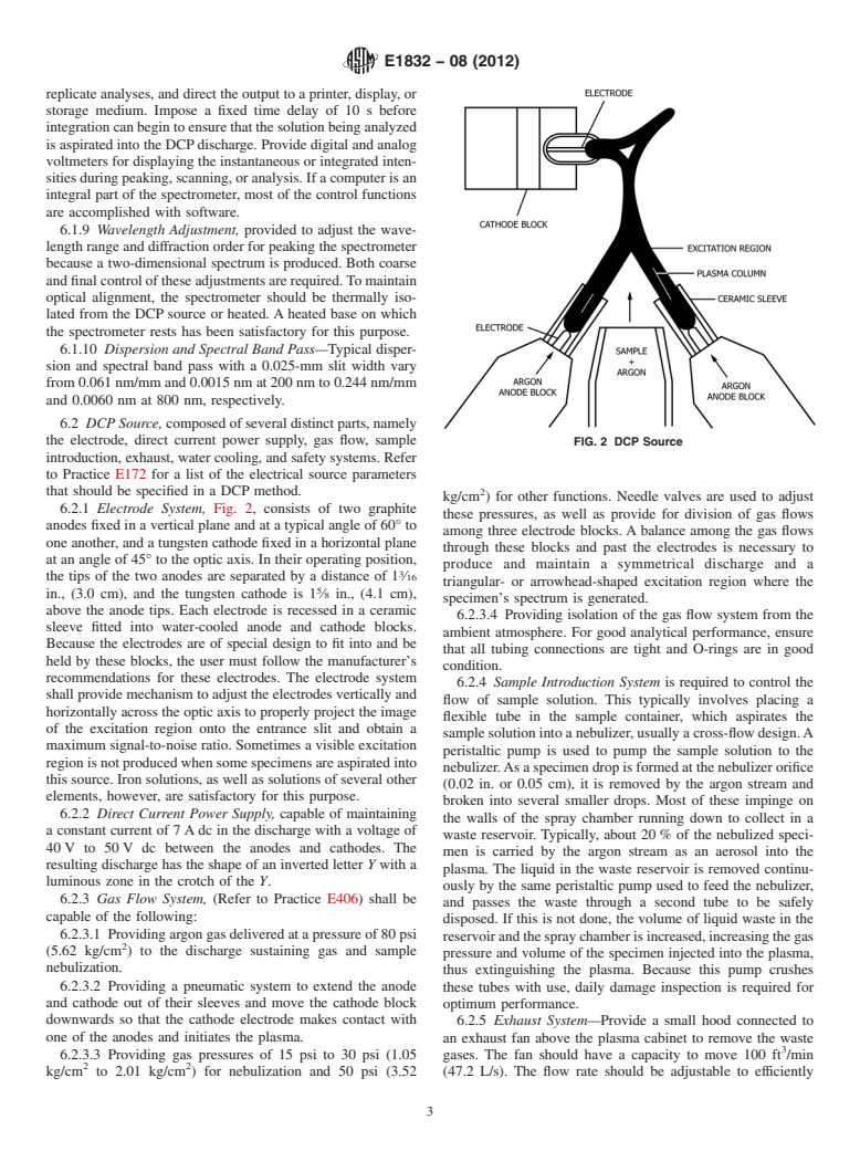 ASTM E1832-08(2012) - Standard Practice for  Describing and Specifying a Direct Current Plasma Atomic Emission  Spectrometer