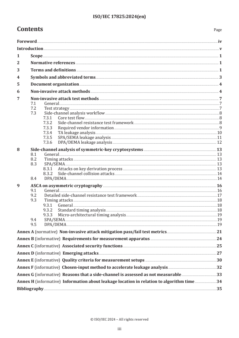 ISO/IEC 17825:2024 ISO/IEC 17825:2024 - Information technology — Security techniques — Testing methods for the mitigation of non-invasive attack classes against cryptographic modules
Released:19. 01. 2024 - Page 3 preview