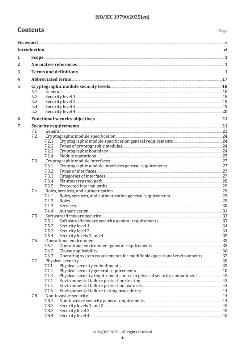 ISO/IEC 19790:2025 - Information security, cybersecurity and privacy protection — Security requirements for cryptographic modules
Released:26. 02. 2025