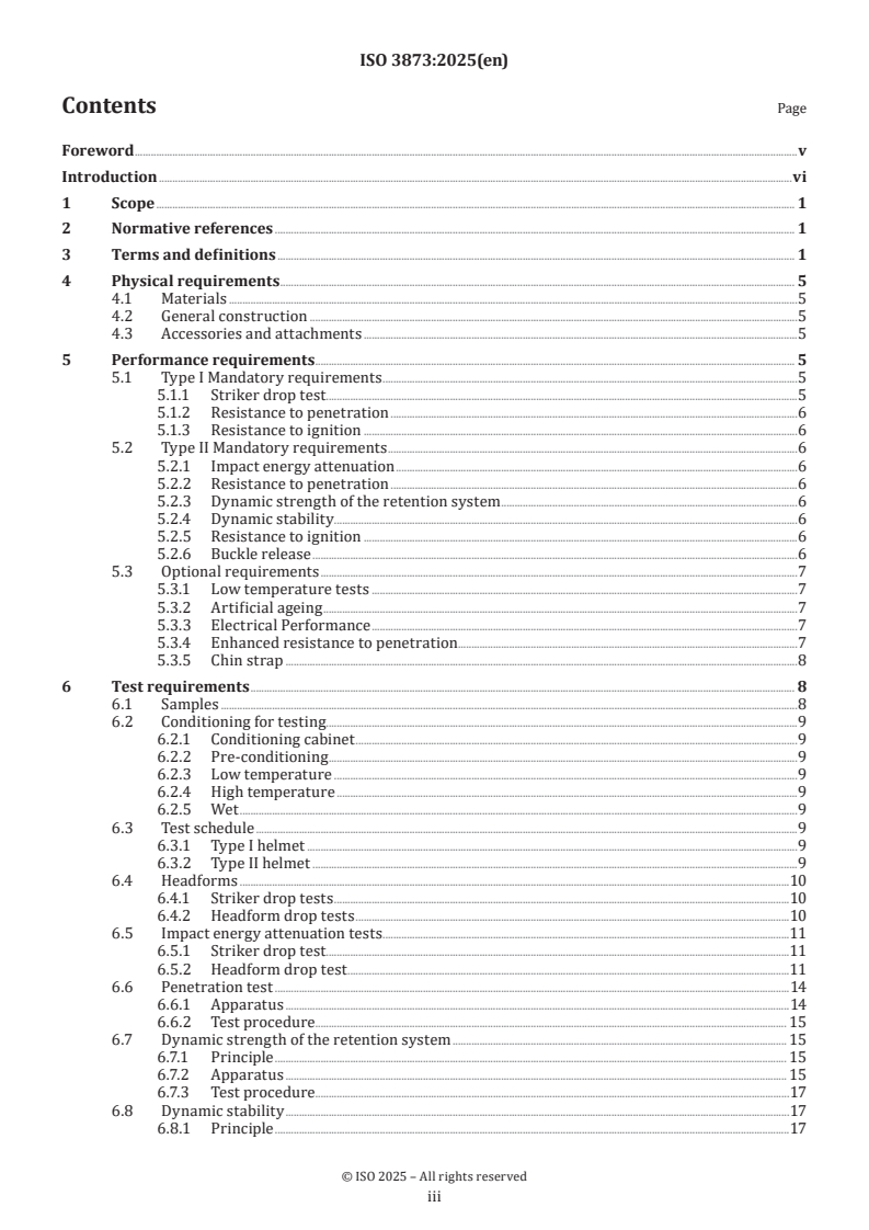 ISO 3873:2025 - Industrial protective helmets
Released:25. 02. 2025