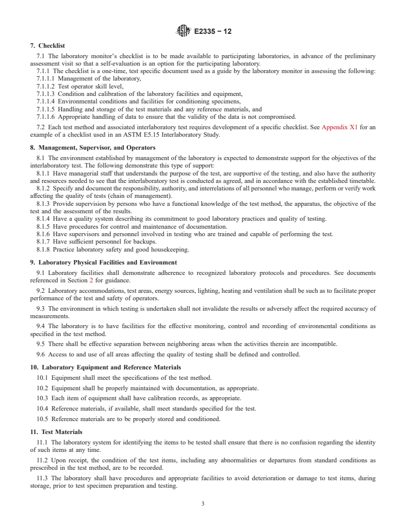 REDLINE ASTM E2335-12 - Standard Guide for  Laboratory Monitors