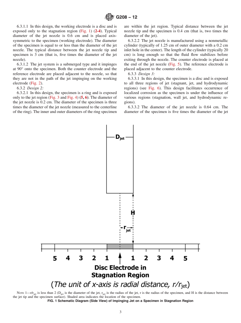 ASTM G208-12 - Standard Practice for Evaluating and Qualifying Oilfield and Refinery Corrosion Inhibitors  Using Jet Impingement Apparatus