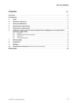 ISO 7241:2023 ISO 7241:2023 - Hydraulic fluid power — Dimensions and requirements of quick-action couplings
Released:10. 07. 2023 - Page 3 preview