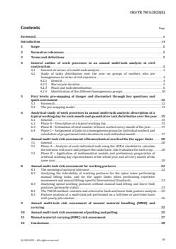 ISO/TR 7015:2023 - Ergonomics — The application of ISO/TR 12295, ISO 11226, the ISO 11228 series and ISO/TR 23476 in the construction sector (civil construction)
Released:27. 04. 2023 - Page 3 preview