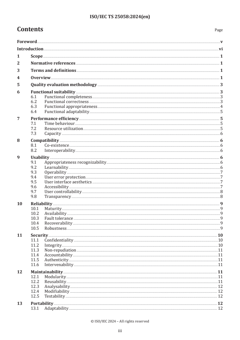 ISO/IEC TS 25058:2024 - Systems and software engineering — Systems and software Quality Requirements and Evaluation (SQuaRE) — Guidance for quality evaluation of artificial intelligence (AI) systems
Released:24. 01. 2024