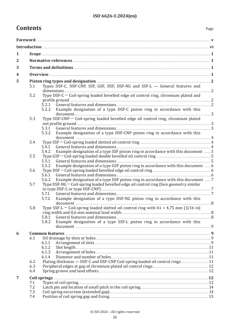 ISO 6626-1:2024 - Internal combustion engines — Piston rings — Part 1: Coil spring loaded oil control rings made of cast iron
Released:22. 07. 2024