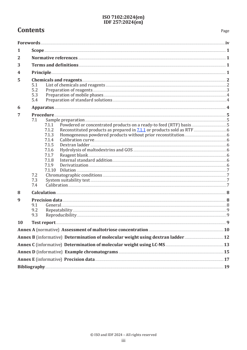 ISO 7102:2024 - Infant formula — Determination of β-galactooligosaccharides — Ultra high performance liquid chromatography (UHPLC) with fluorescence detection after pre-column derivatization
Released:12. 08. 2024