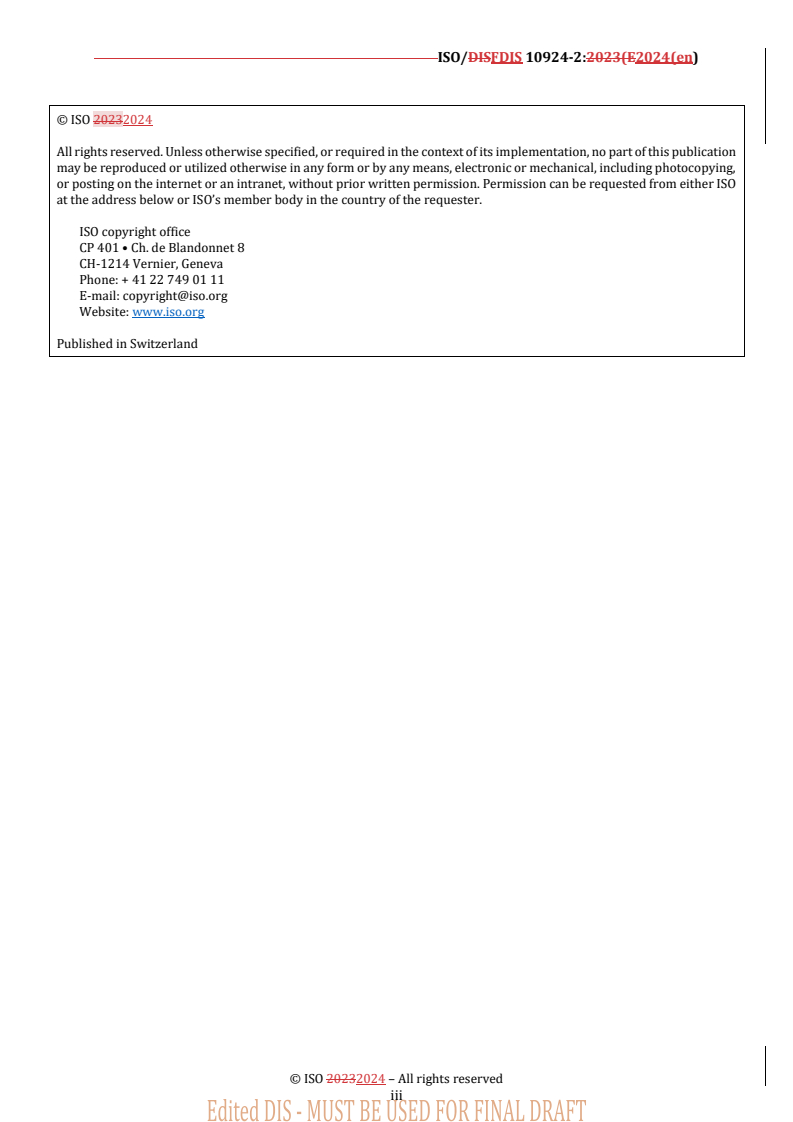 REDLINE ISO/FDIS 10924-2 - Road vehicles — Circuit breakers — Part 2: Guidance for users
Released:12/9/2024