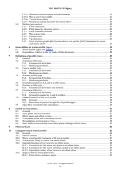 ISO 10828:2024 - Worm gears — Worm profiles and gear mesh geometry
Released:23. 04. 2024 - Page 4 preview