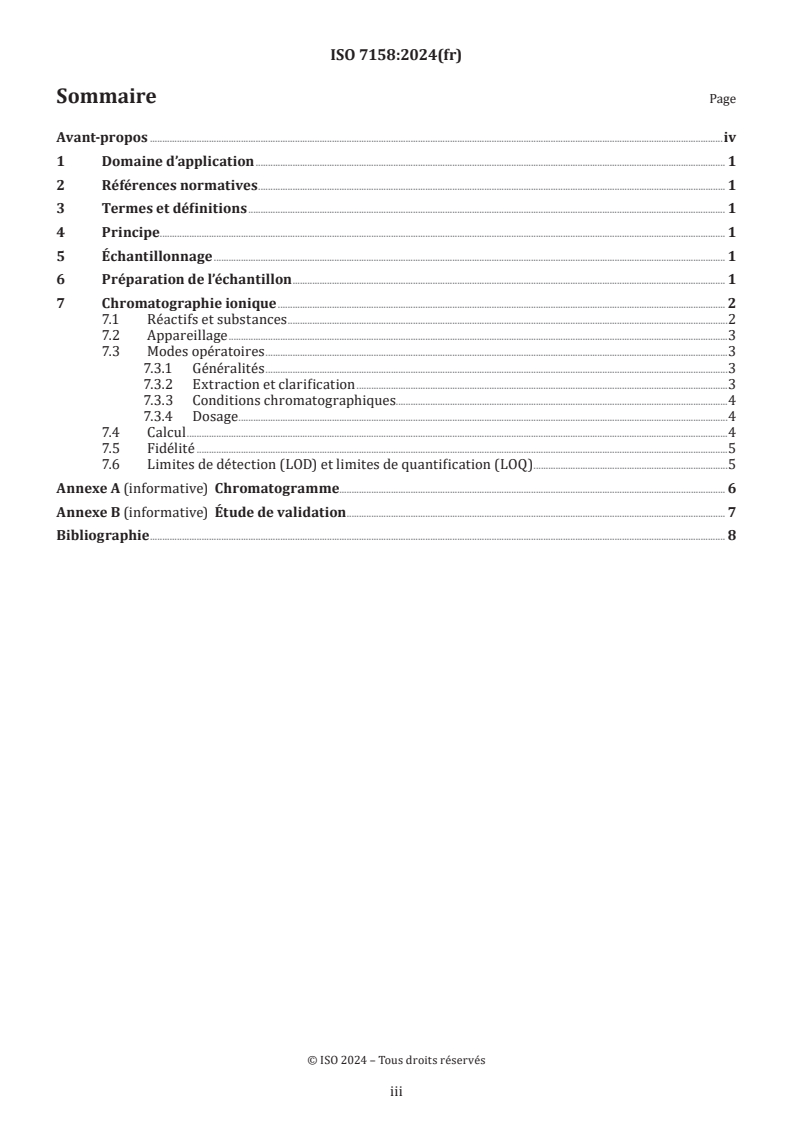 ISO 7158:2024 - Viandes et produits carnés — Détermination des teneurs en nitrites et nitrates — Méthode de chromatographie ionique
Released:14. 02. 2024