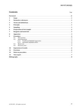 ISO 937:2023 - Meat and meat products — Determination of nitrogen content — Reference method
Released:28. 08. 2023 - Page 3 preview