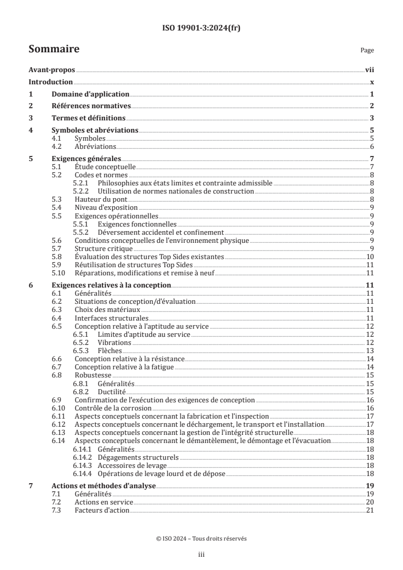 ISO 19901-3:2024 - Industries du pétrole et du gaz, y compris les énergies à faible teneur en carbone — Exigences spécifiques relatives aux structures en mer — Partie 3: Structures Top Sides
Released:10. 01. 2024