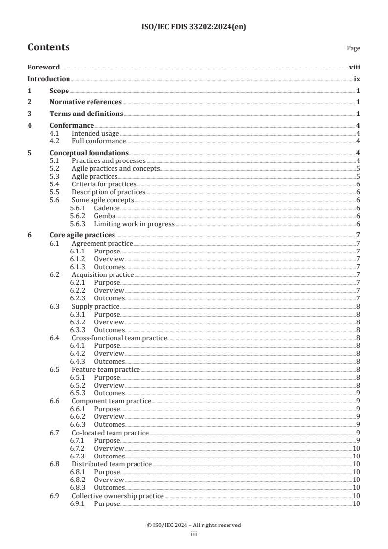 ISO/IEC FDIS 33202 - Software and systems engineering — Core agile practices
Released:30. 04. 2024