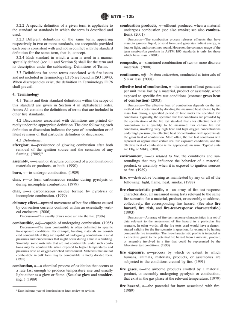 ASTM E176-12b - Standard Terminology of  Fire Standards