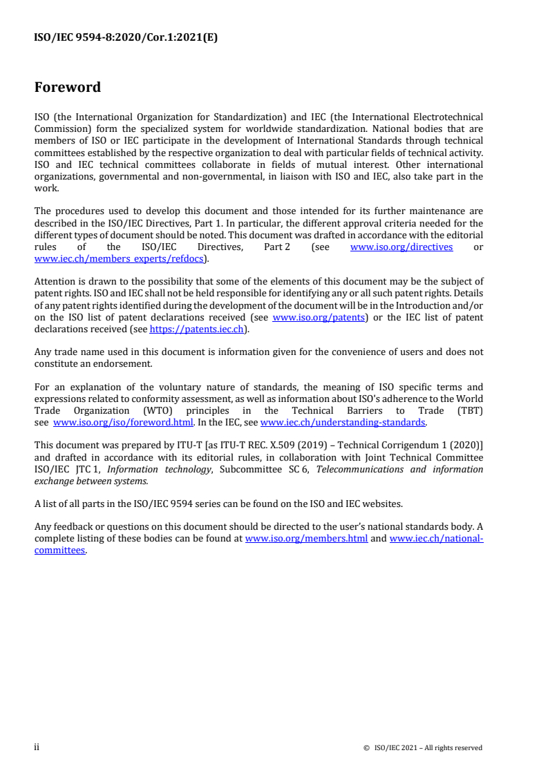 ISO/IEC 9594-8:2020/Cor 1:2021 ISO/IEC 9594-8:2020/Cor 1:2021 - Page 2 preview