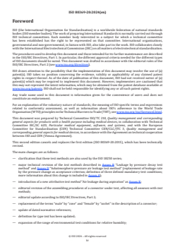 ISO 80369-20:2024 ISO 80369-20:2024 - Small-bore connectors for liquids and gases in healthcare applications — Part 20: Common test methods
Released:11/20/2024 - Page 4 preview