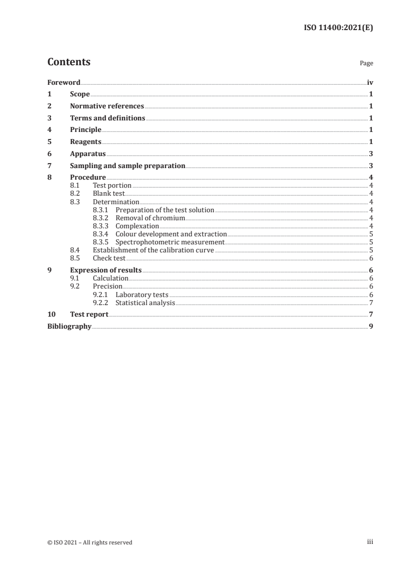 ISO 11400:2021 ISO 11400:2021 - Nickel, ferronickels and nickel alloys — Determination of phosphorus content — Phosphovanadomolybdate spectrophotometric method
Released:12/15/2021
