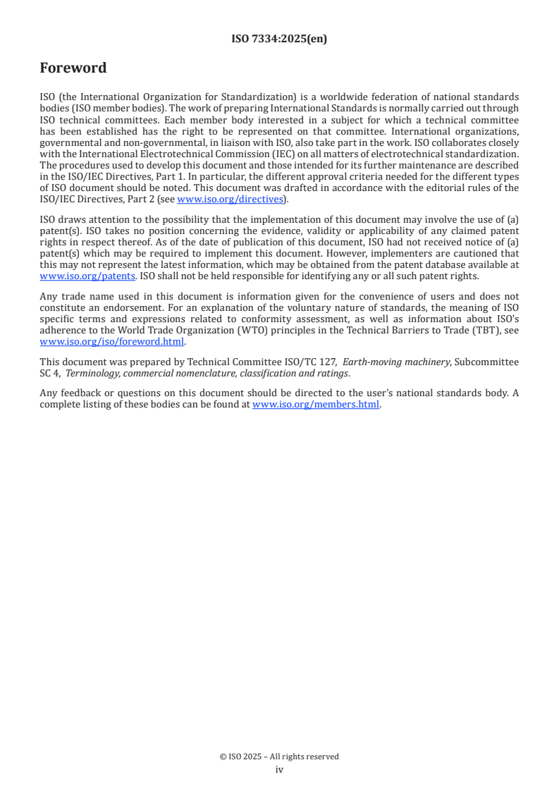 ISO 7334:2025 ISO 7334:2025 - Earth-moving machinery — Vocabulary and taxonomy for automation and autonomy
Released:28. 03. 2025 - Page 4 preview