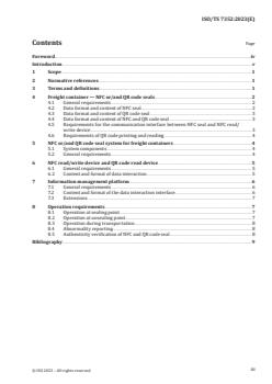 ISO/TS 7352:2023 - Freight containers — NFC or/and QR code seals
Released:13. 03. 2023 - Page 3 preview