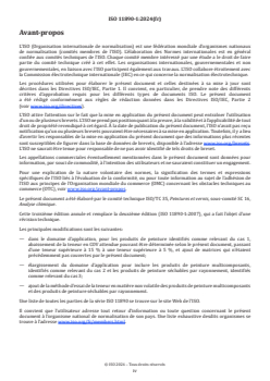 ISO 11890-1:2024 - Peintures et vernis — Détermination de la teneur en composés organiques volatils (COV) et/ou composés organiques semi-volatils (COSV) — Partie 1: Méthode gravimétrique pour la détermination des COV
Released:8. 05. 2024 - Page 4 preview