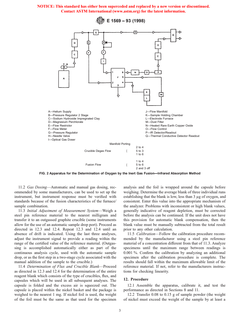 ASTM E1569-93(1998) - Standard Test Method for Determination of Oxygen in Tantalum Powder