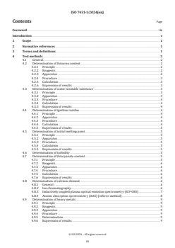 ISO 7431-1:2024 ISO 7431-1:2024 - Thiourea for industrial use — Part 1: Test methods
Released:18. 01. 2024 - Page 3 preview