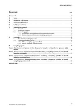 ISO 8563:2023 ISO 8563:2023 - Propylene and butadiene for industrial use — Sampling in the liquid phase
Released:26. 06. 2023 - Page 3 preview