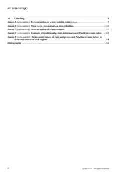 ISO 7450:2023 - Traditional Chinese medicine — Pinellia ternata tuber
Released:20. 10. 2023 - Page 4 preview