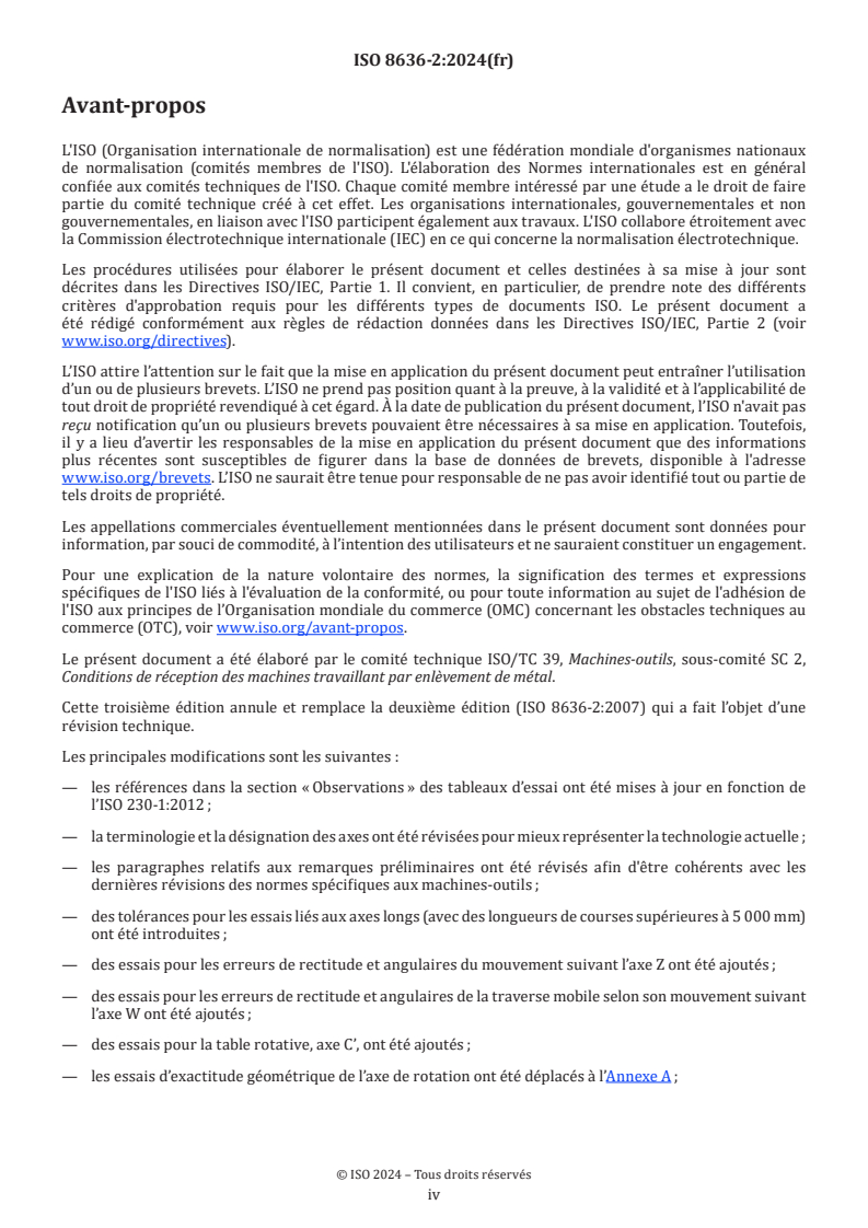 ISO 8636-2:2024 ISO 8636-2:2024 - Machines-outils — Conditions d'essai des machines à fraiser à portique — Partie 2: Contrôle de l'exactitude des machines à portique mobile
Released:4. 09. 2024 - Page 4 preview