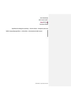 REDLINE ISO 1138:2022 - Rubber compounding ingredients — Carbon black — Determination of sulfur content
Released:18. 07. 2022 - Page 1 preview